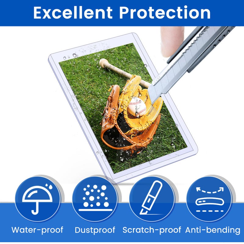 سويز 300 بطاقة تحميل علوية للبطاقات، Sooez Premium 35PT 3""X4"" واقيات بطاقات البيسبول من البلاستيك الصلب، حامل بطاقات لتجارة بطاقات كرة القدم الرياضية (100 محمل علوي + 200 أكمام قرش) - Image 4